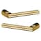 Baldwin L021 Lever Lifetime Brass Door Levers Lifetime Brass L021.003.MR - alternate 2